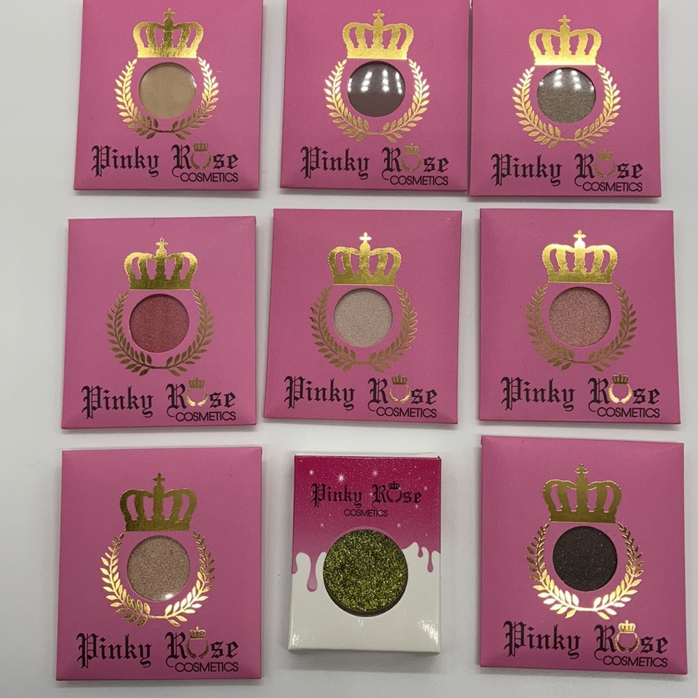 Pinky Rose Single bundle lot eyeshadow in lovely neutrals! Matte, satin, glitter